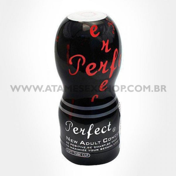 Masturbador Masculino Perfect Soft Tube Black - Simula Vagin