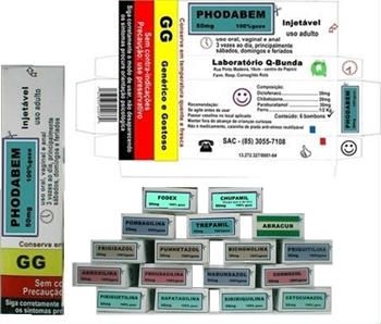 Caixa de remédio erótica