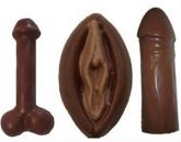 Chocolate grande em formato erótico